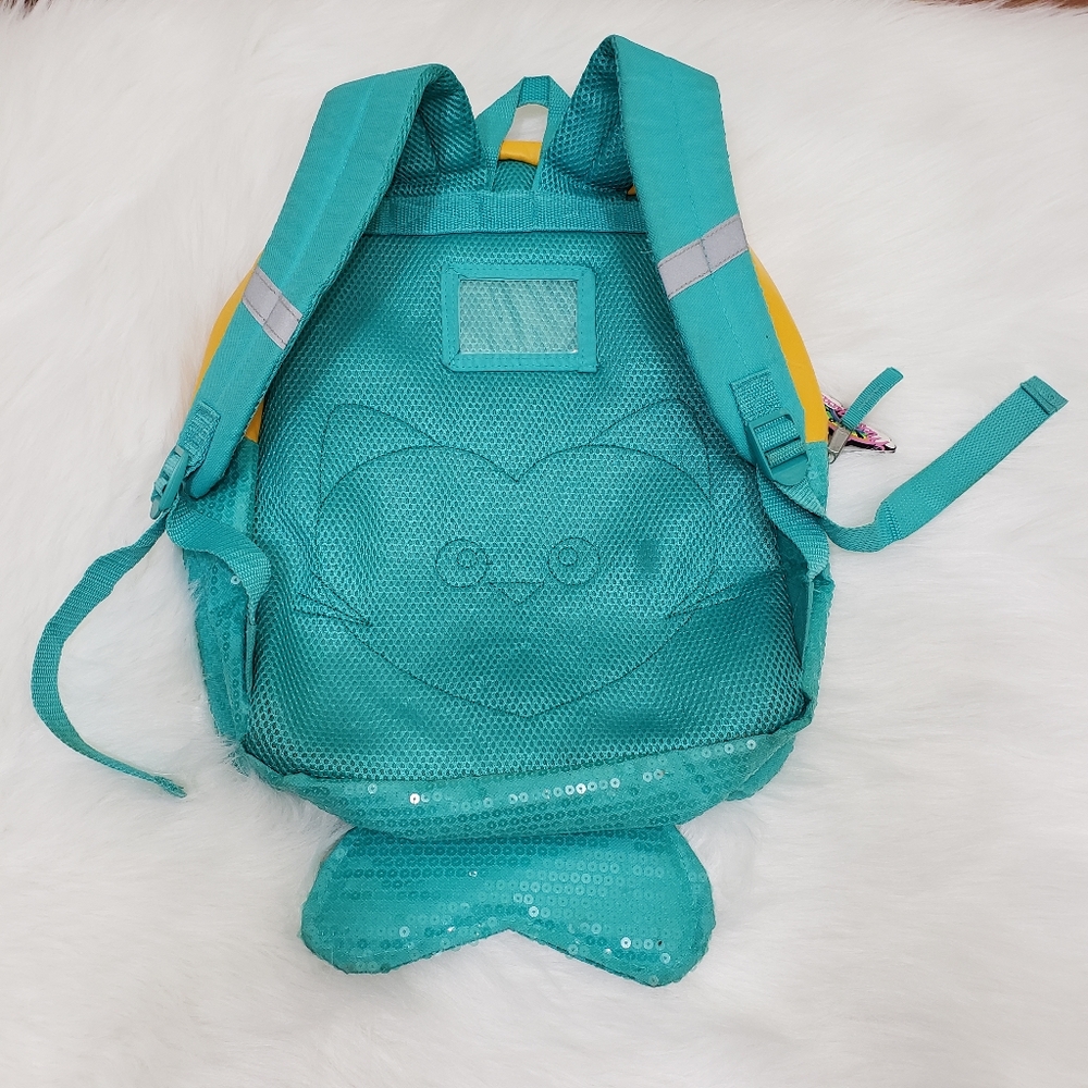 Meowgical cat mermaid sequin backpack - Picture 5 of 15